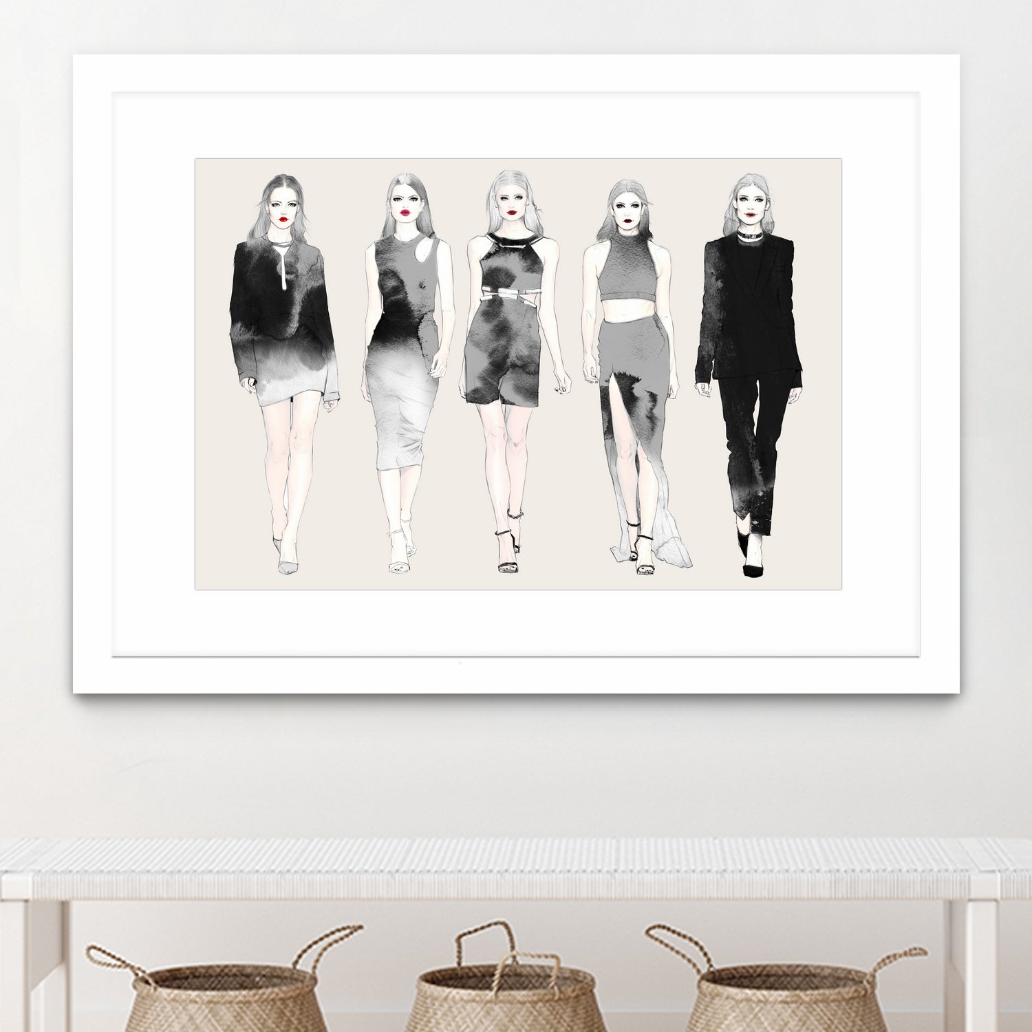 On Wednesdays We Wear Black by Sara Eshak on GIANT ART - black photo illustration