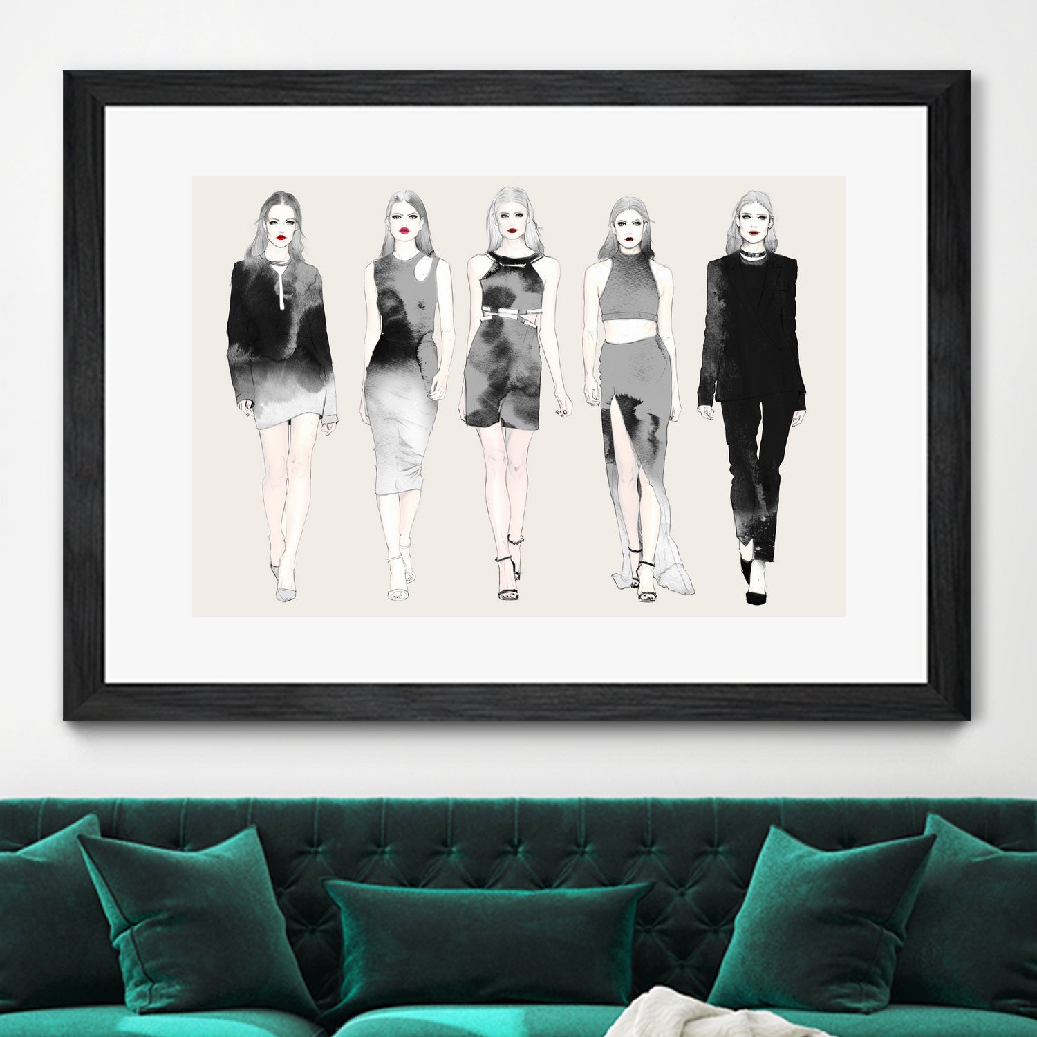 On Wednesdays We Wear Black by Sara Eshak on GIANT ART - black photo illustration