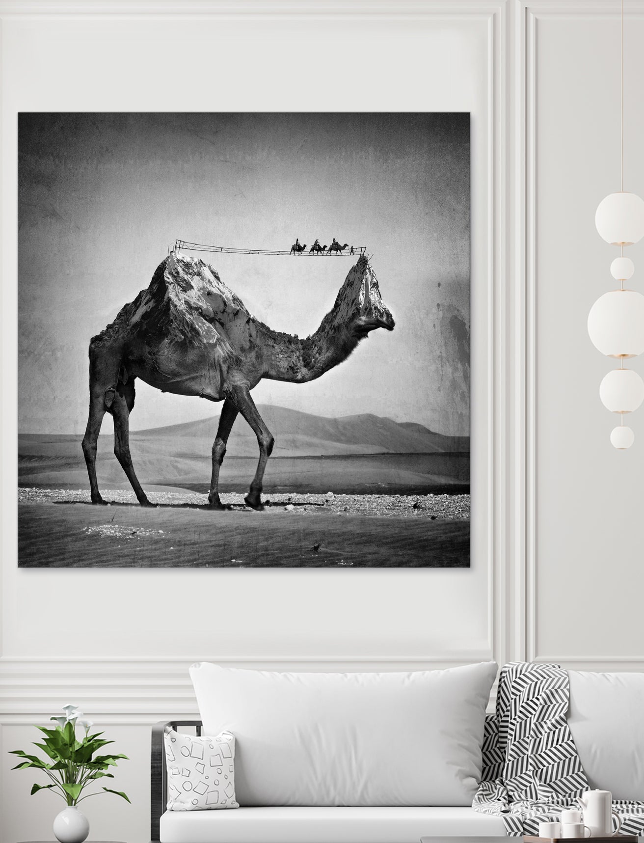 Camel Back by Sarah DeRemer on GIANT ART - gray photo manipulation