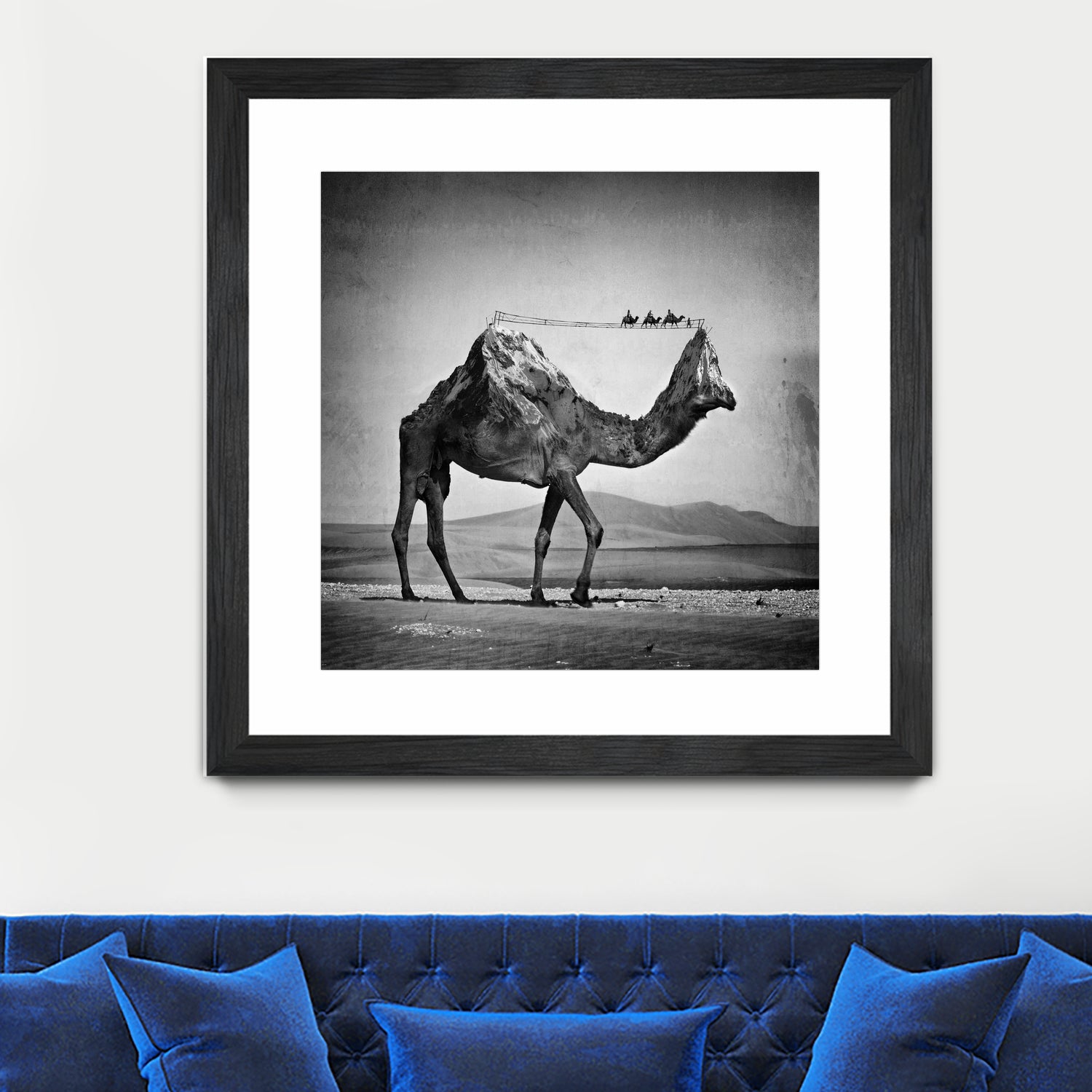 Camel Back by Sarah DeRemer on GIANT ART - gray photo manipulation