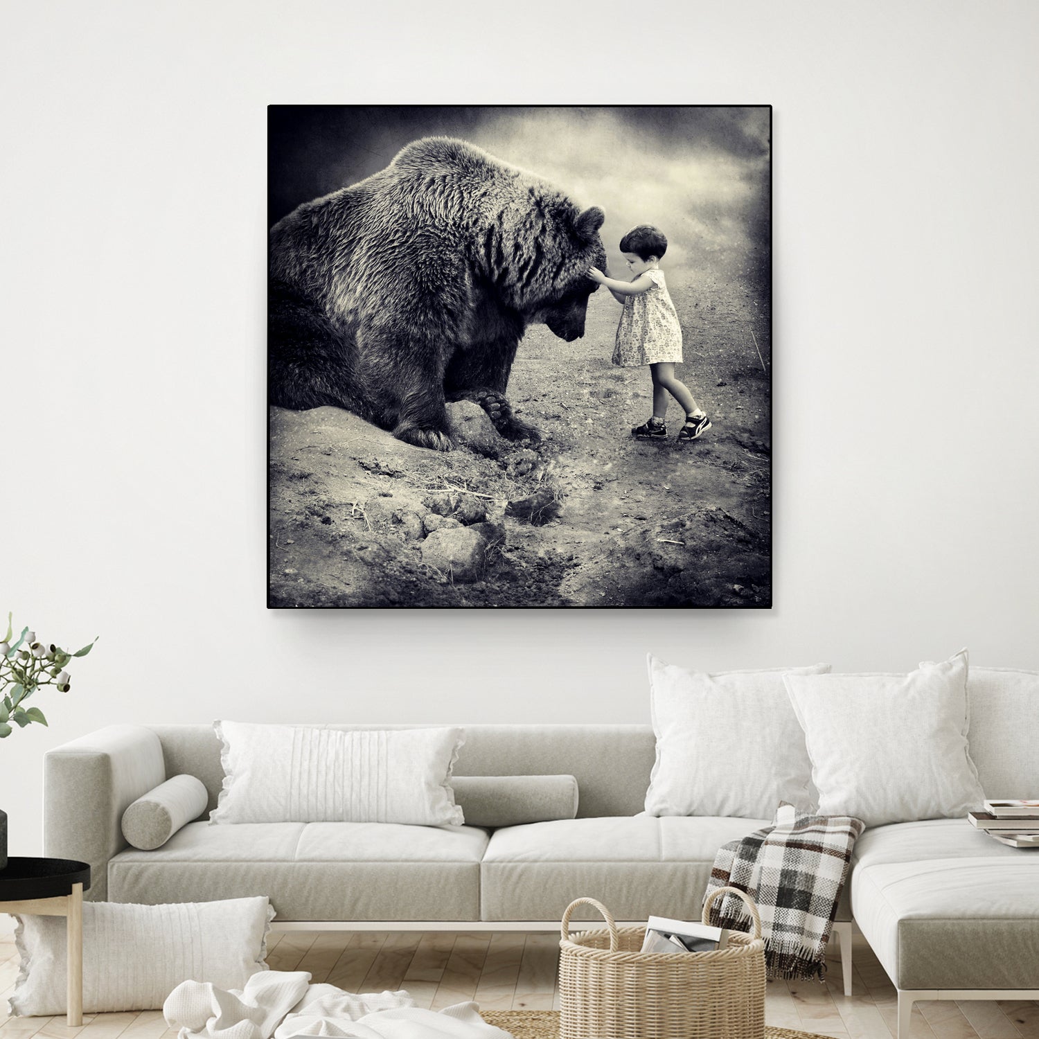 Care Bear by Sarolta Ban on GIANT ART - gray photo manipulation