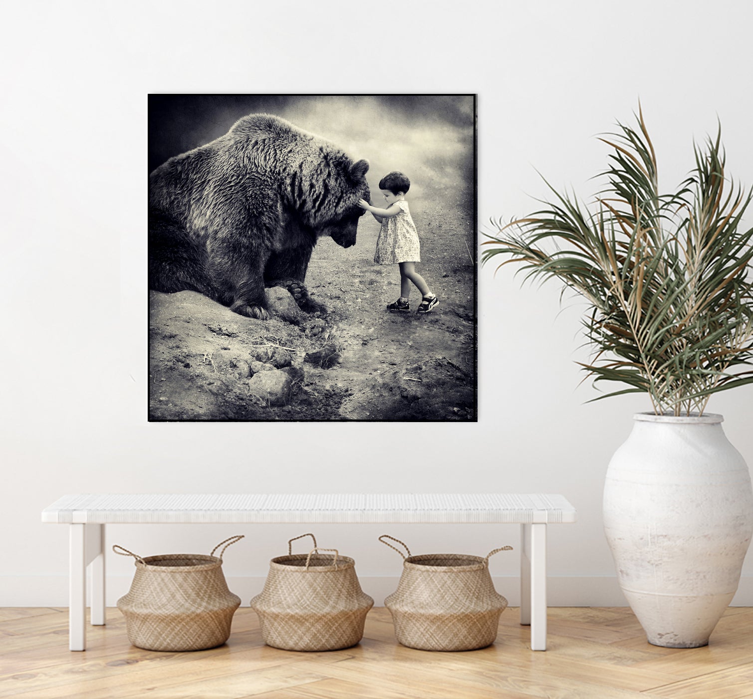 Care Bear by Sarolta Ban on GIANT ART - gray photo manipulation