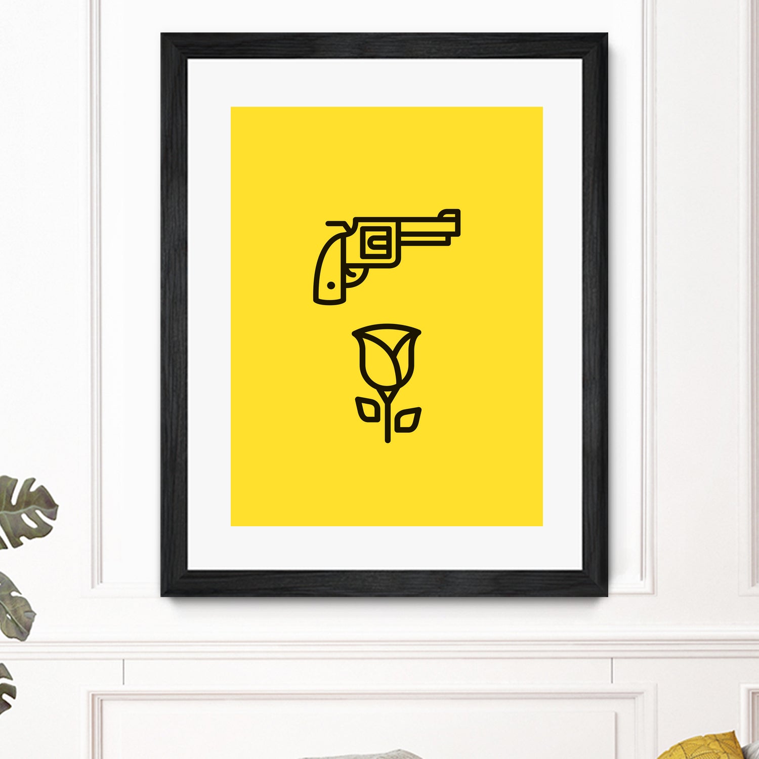 Guns N' Roses by Jaime Fernandez Peña on GIANT ART - yellow vector illustration