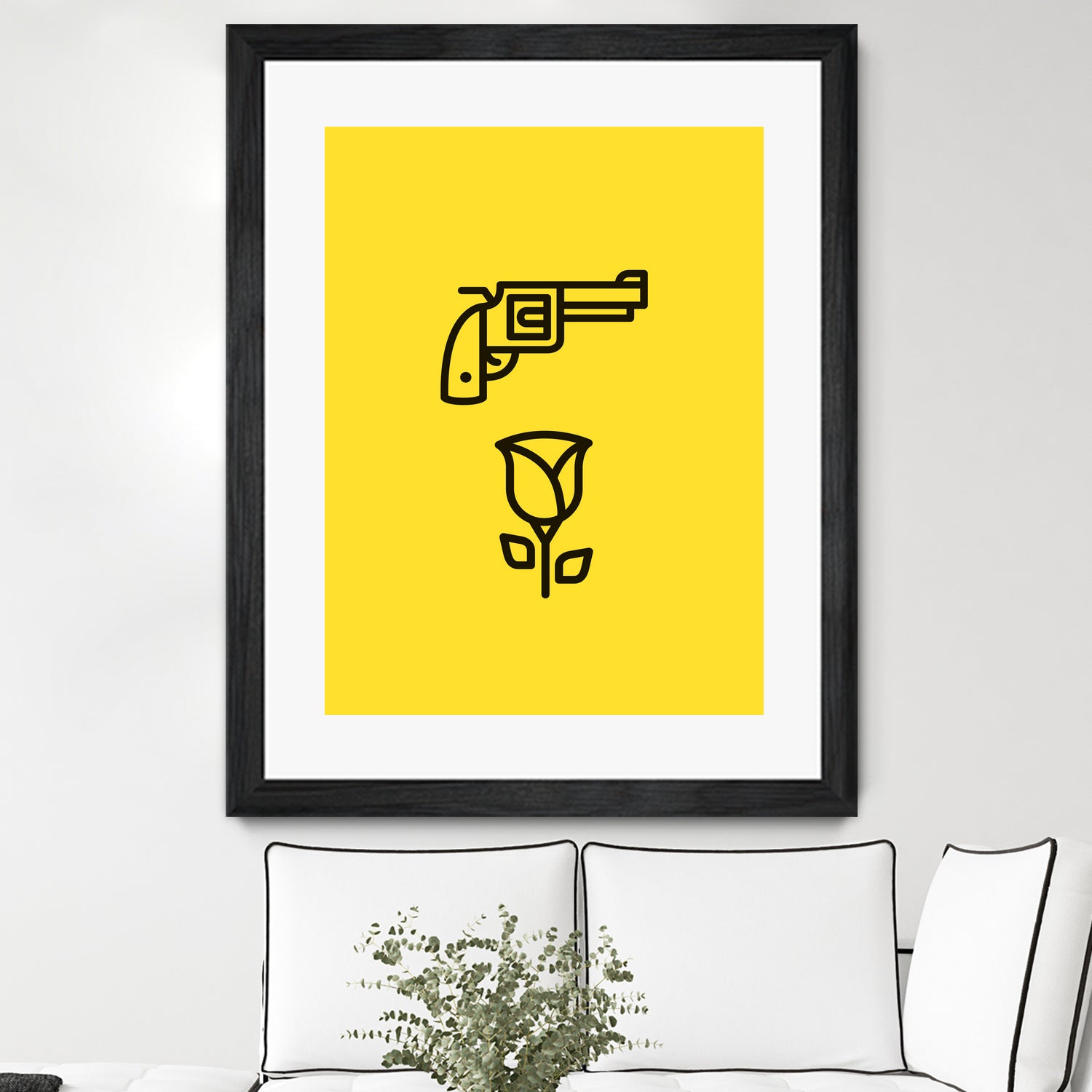 Guns N' Roses by Jaime Fernandez Peña on GIANT ART - yellow vector illustration