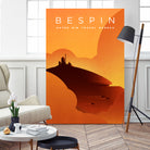 Outer Rim Travel Bureau: Bespin by Michael Mateyko on GIANT ART - typography