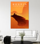 Outer Rim Travel Bureau: Bespin by Michael Mateyko on GIANT ART - typography