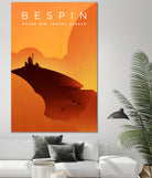 Outer Rim Travel Bureau: Bespin by Michael Mateyko on GIANT ART - typography