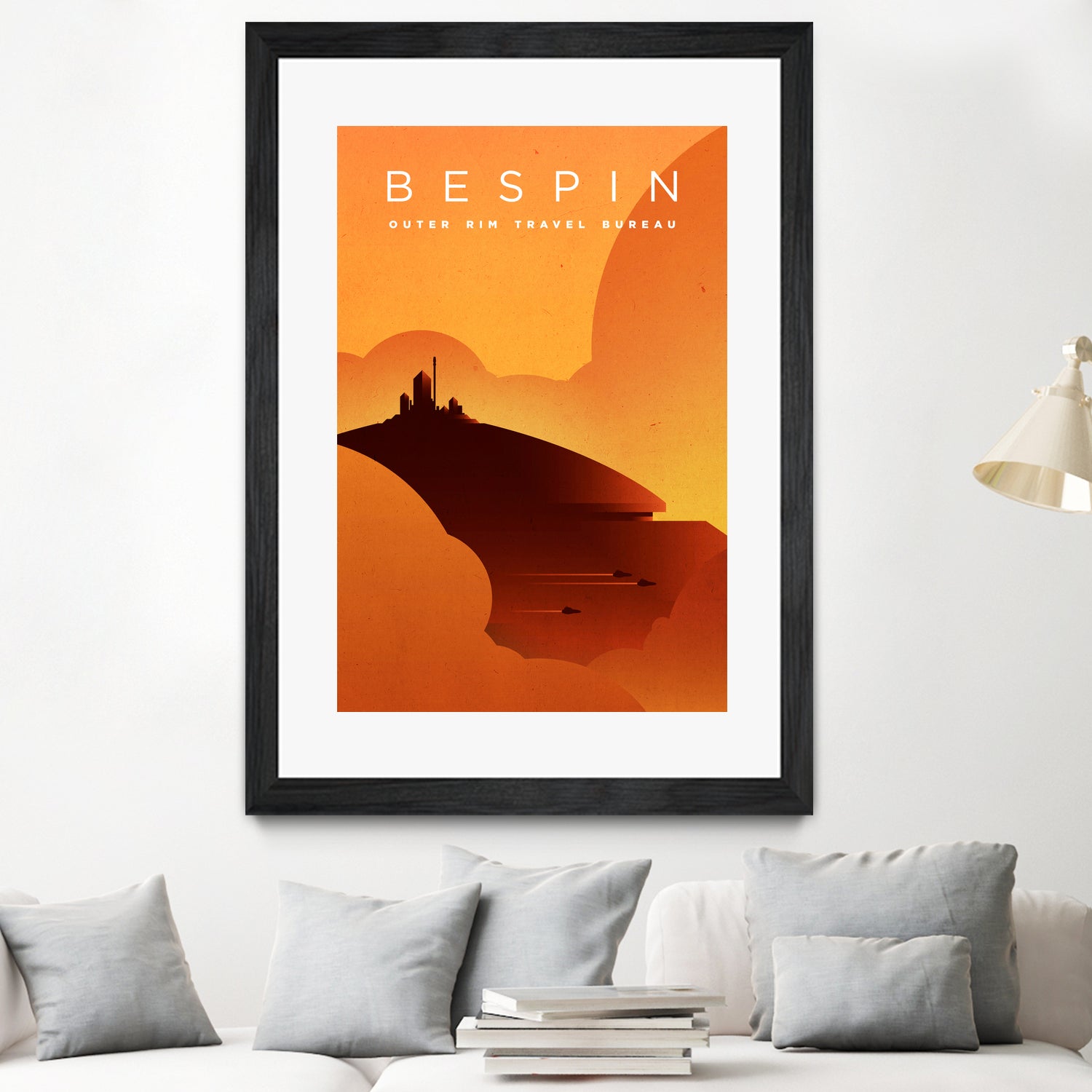 Outer Rim Travel Bureau: Bespin by Michael Mateyko on GIANT ART - typography