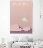 Outer Rim Travel Bureau: Tatooine by Michael Mateyko on GIANT ART - typography