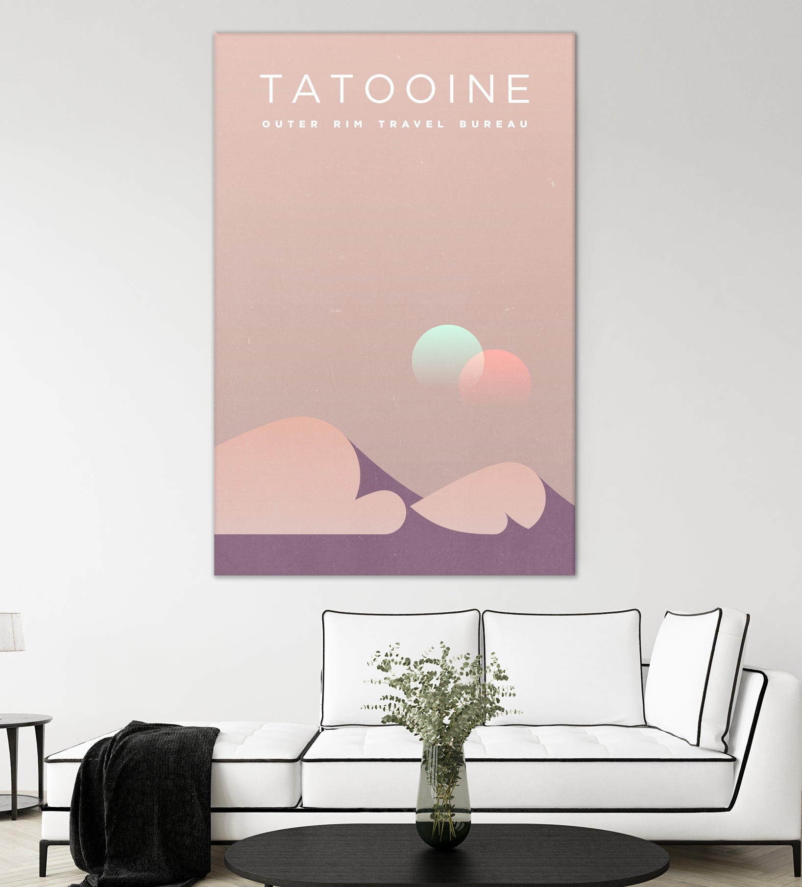 Outer Rim Travel Bureau: Tatooine by Michael Mateyko on GIANT ART - typography