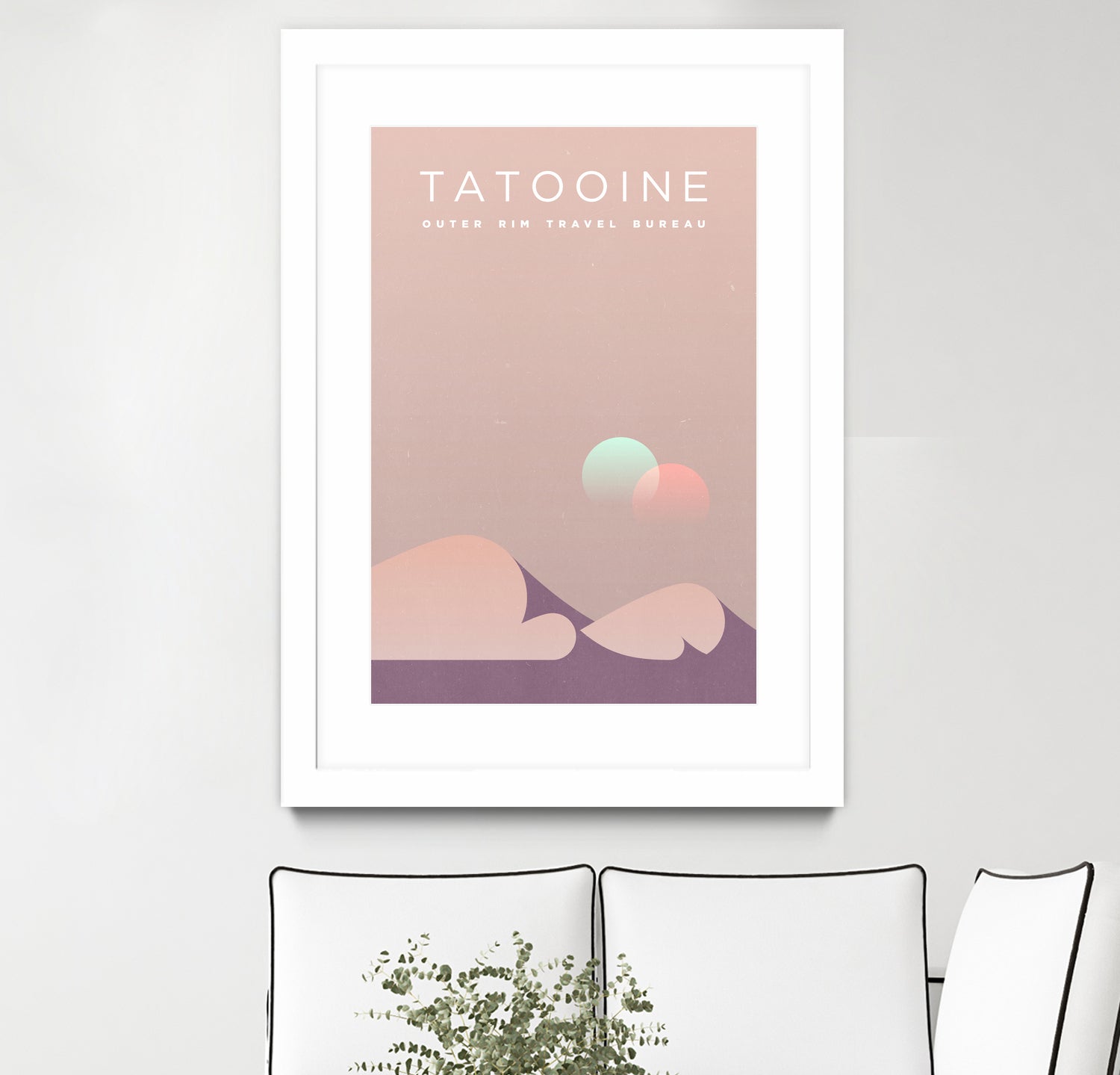 Outer Rim Travel Bureau: Tatooine by Michael Mateyko on GIANT ART - typography