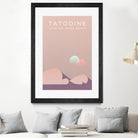 Outer Rim Travel Bureau: Tatooine by Michael Mateyko on GIANT ART - typography