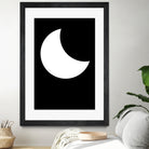 Moon by Nilesh Kulkarni on GIANT ART - white vector illustration