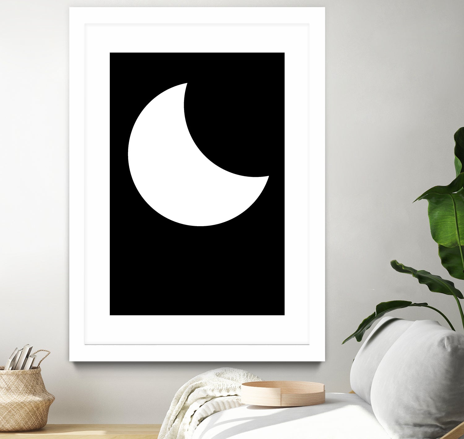 Moon by Nilesh Kulkarni on GIANT ART - white vector illustration