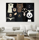 Bears of the world by Rodrigo Esparza-Salas on GIANT ART - white digital drawing