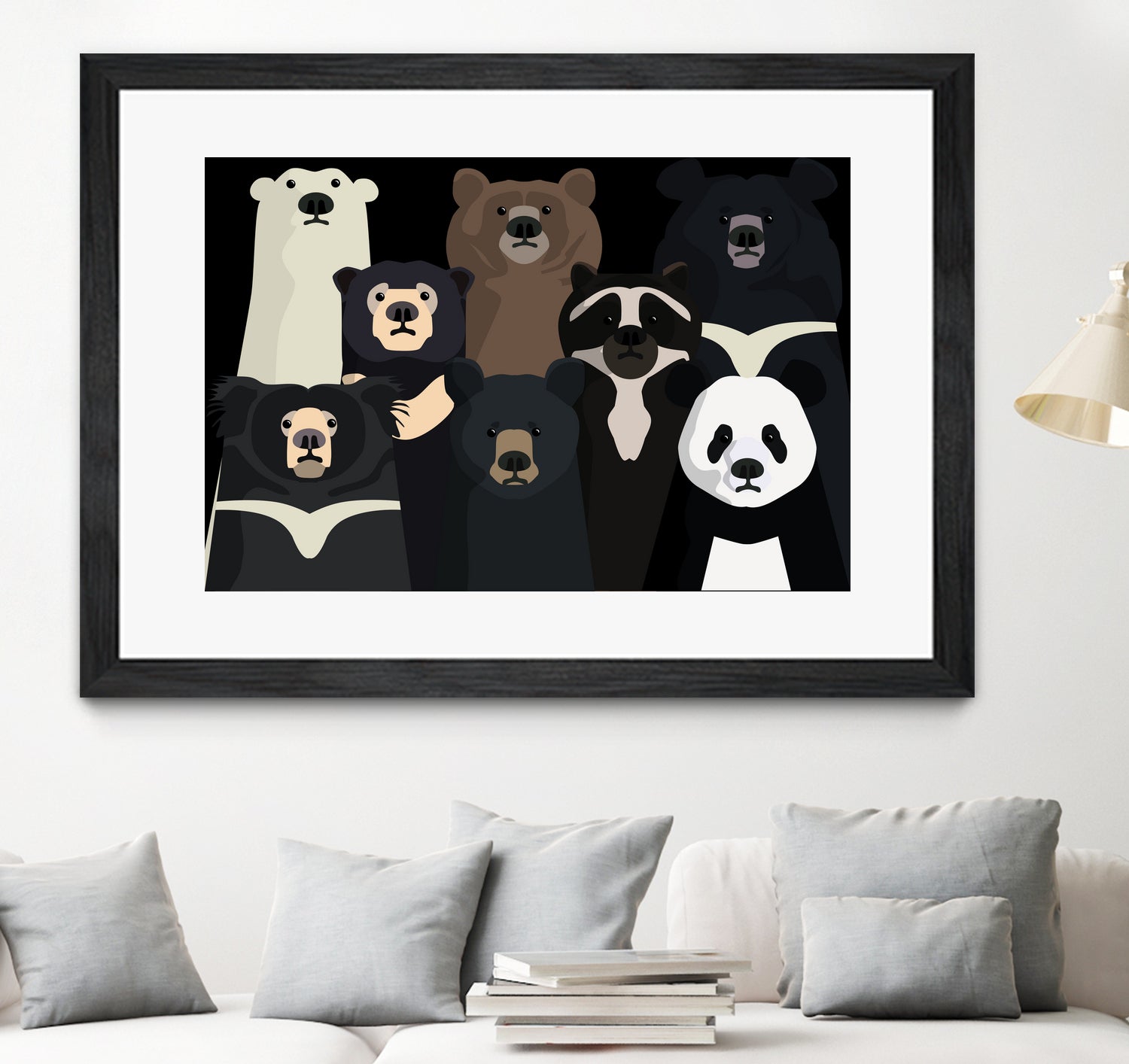 Bears of the world by Rodrigo Esparza-Salas on GIANT ART - white digital drawing