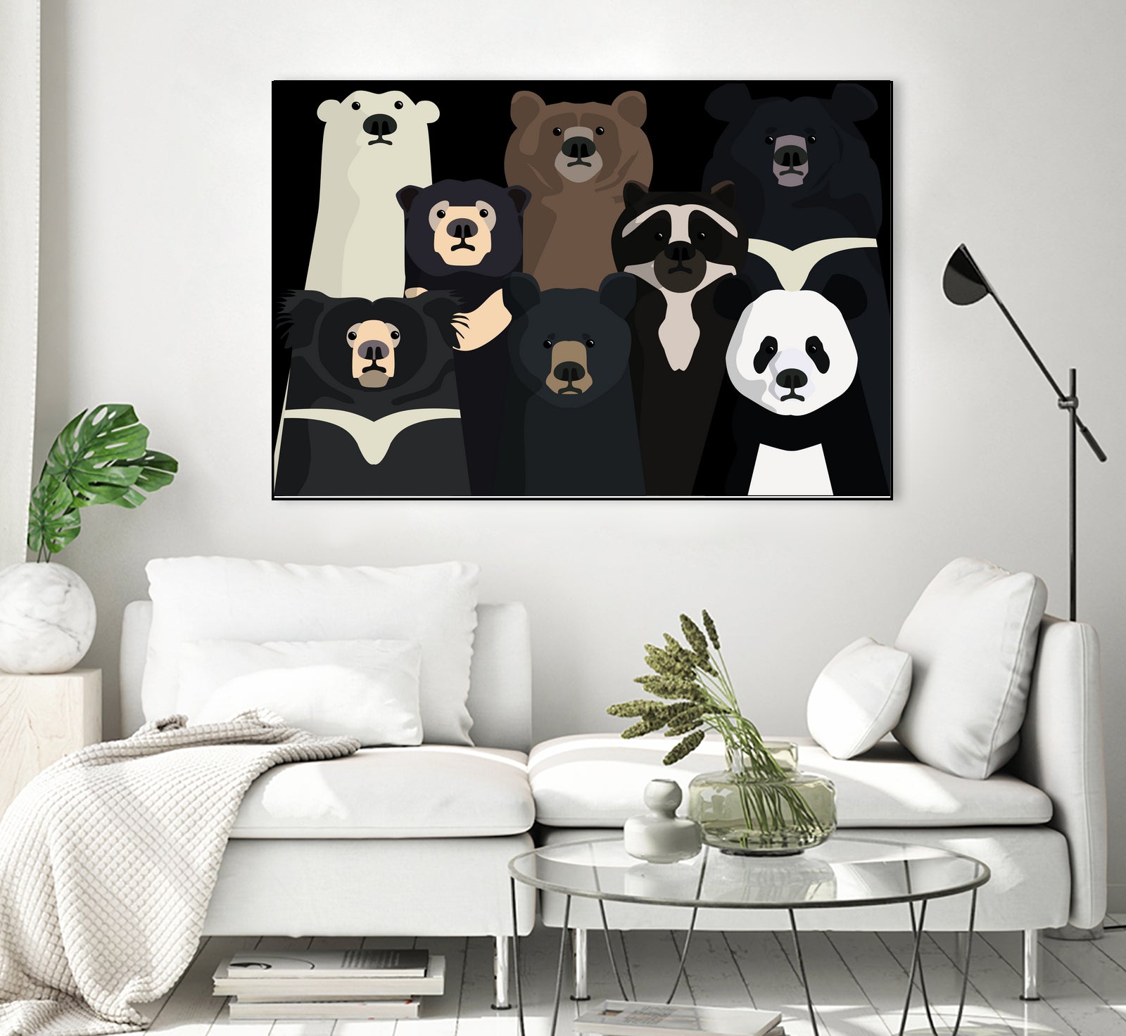 Bears of the world by Rodrigo Esparza-Salas on GIANT ART - white digital drawing