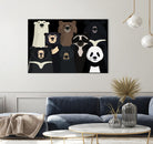 Bears of the world by Rodrigo Esparza-Salas on GIANT ART - white digital drawing