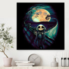 The Scream Before Christmas by Francis Mi Oza on GIANT ART - black digital painting