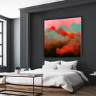 The Background World by Jamison Gish on GIANT ART - orange digital painting