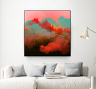 The Background World by Jamison Gish on GIANT ART - orange digital painting