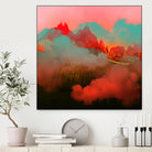 The Background World by Jamison Gish on GIANT ART - orange digital painting