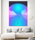 Worship 2030 by Adam Priester on GIANT ART - blue digital drawing