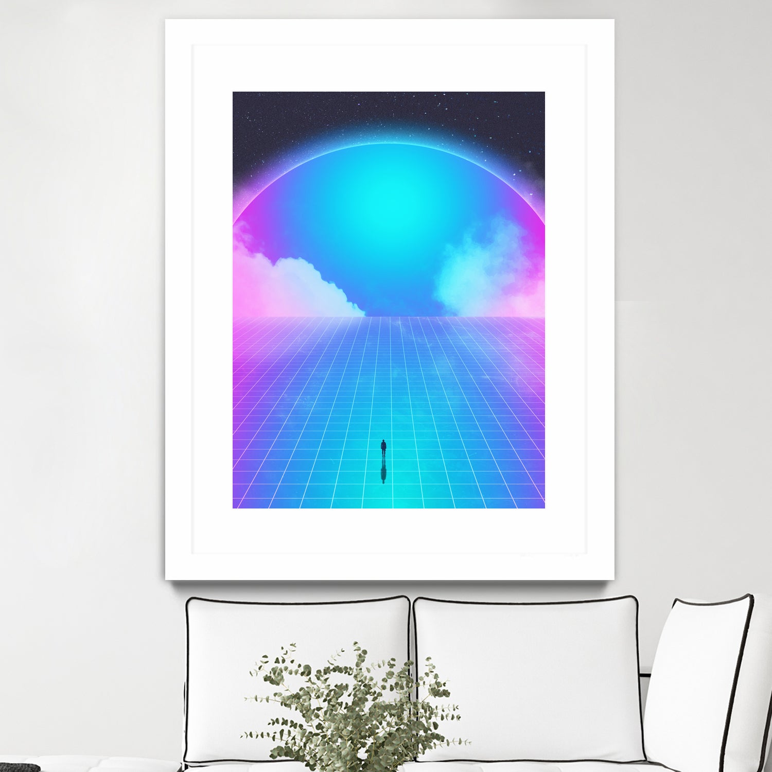 Worship 2030 by Adam Priester on GIANT ART - blue digital drawing