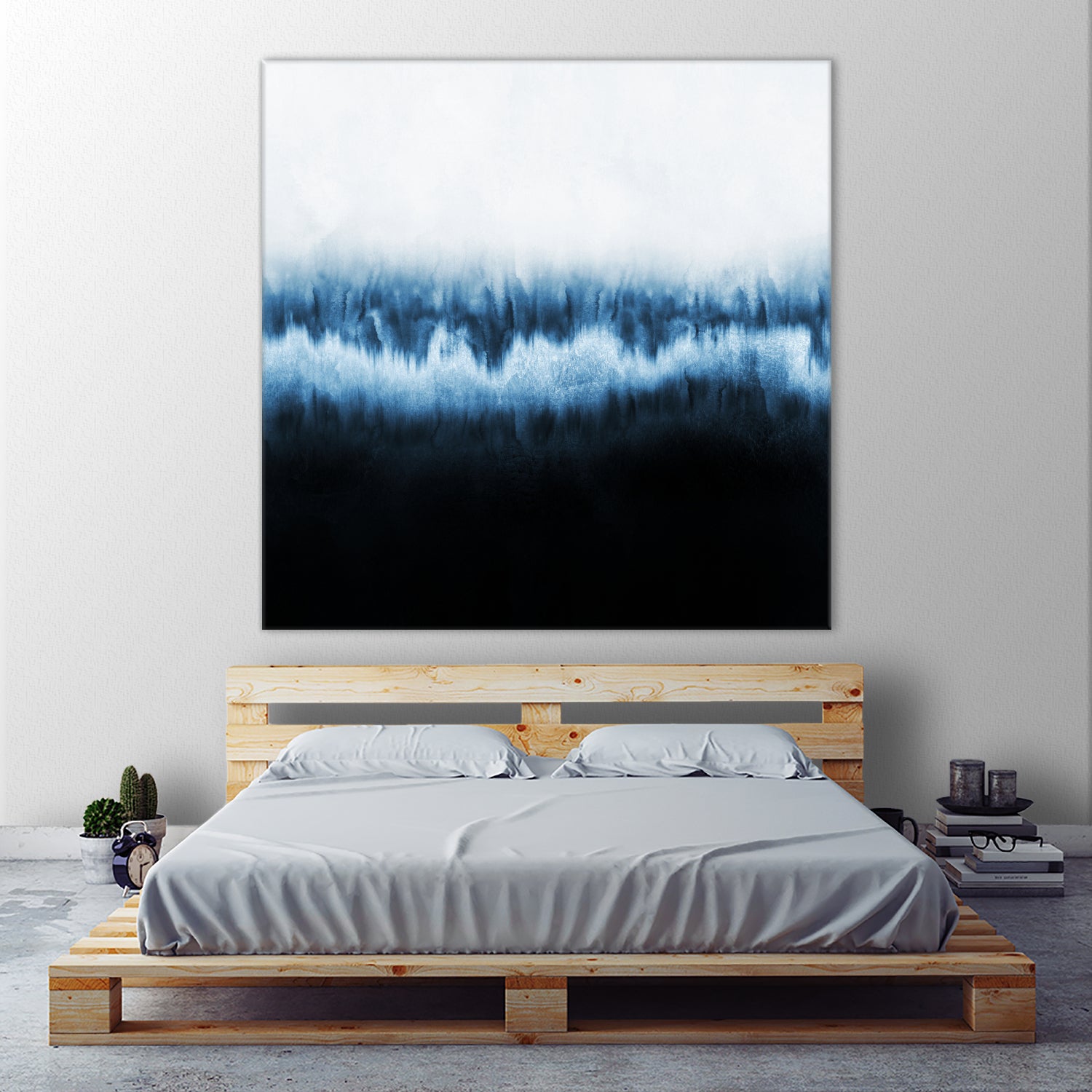 Forest Of Frost by Elisabeth Fredriksson on GIANT ART - blue digital painting