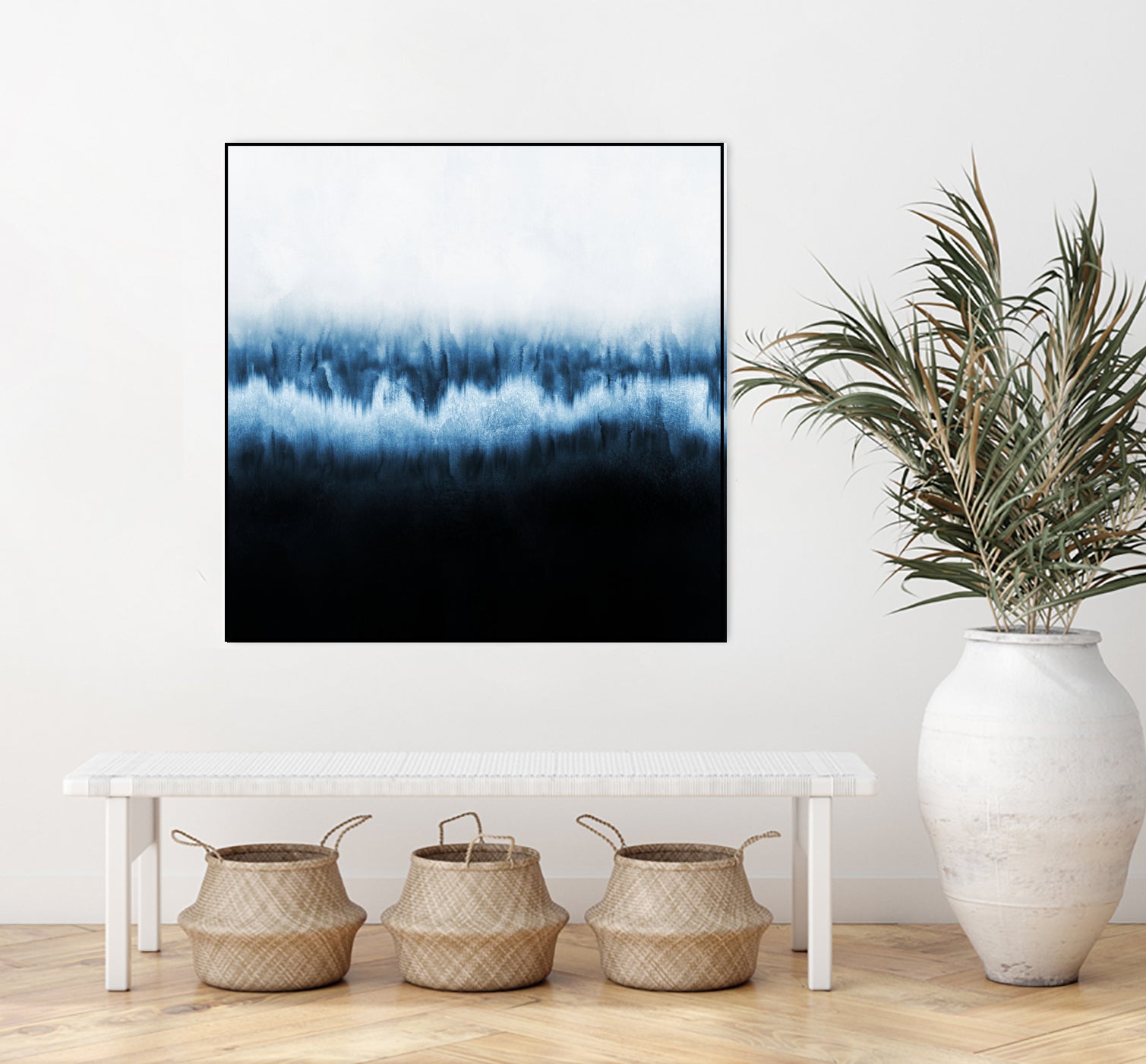 Forest Of Frost by Elisabeth Fredriksson on GIANT ART - blue digital painting