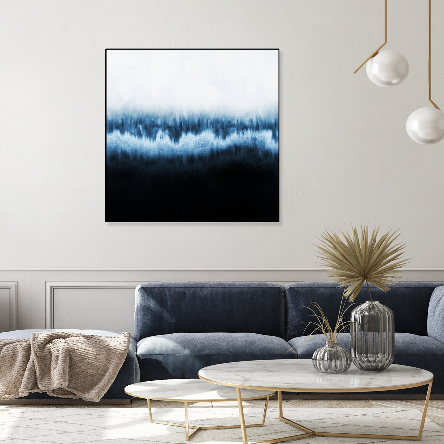 Forest Of Frost by Elisabeth Fredriksson on GIANT ART - blue digital painting