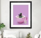 TEA-REX by Jonas Loose on GIANT ART - pink photo manipulation