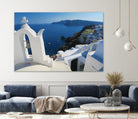 Oia Santorini v by Haris Kavalla on GIANT ART - blue photo manipulation