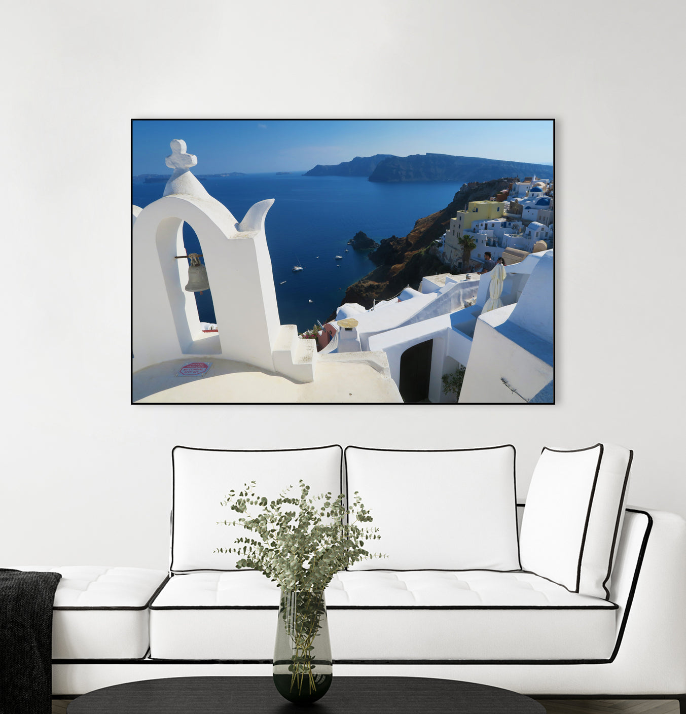 Oia Santorini v by Haris Kavalla on GIANT ART - blue photo manipulation