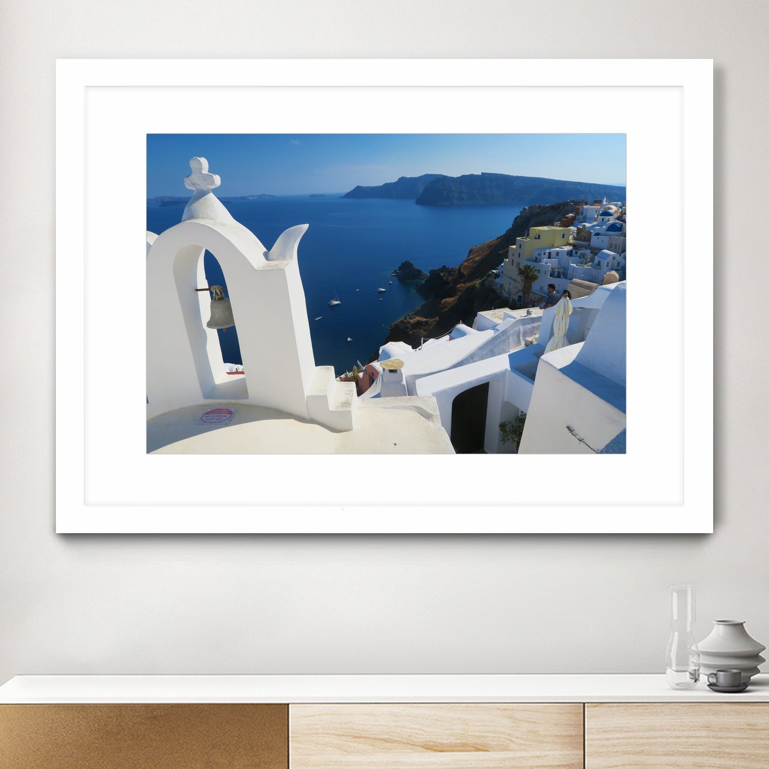 Oia Santorini v by Haris Kavalla on GIANT ART - blue photo manipulation