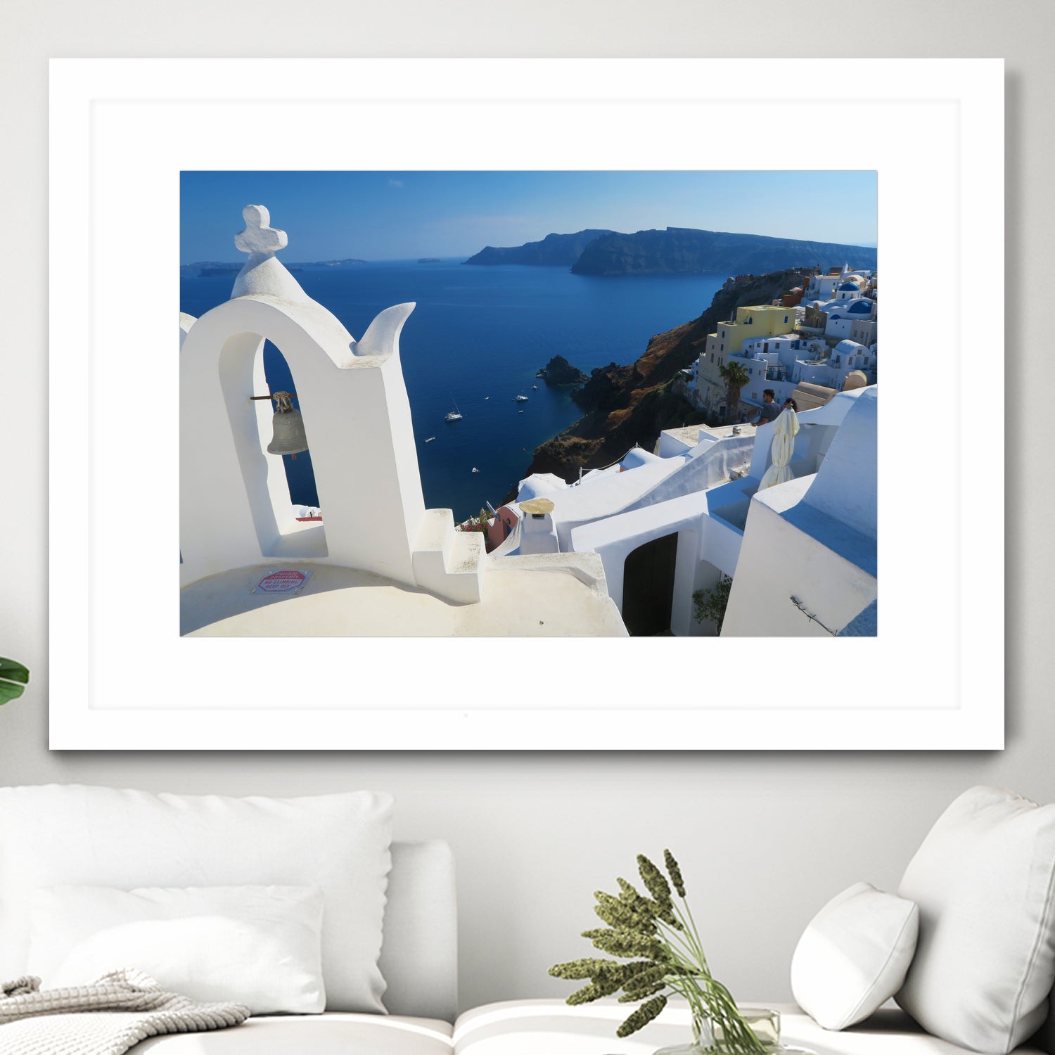 Oia Santorini v by Haris Kavalla on GIANT ART - blue photo manipulation