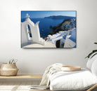 Oia Santorini v by Haris Kavalla on GIANT ART - blue photo manipulation