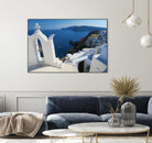 Oia Santorini v by Haris Kavalla on GIANT ART - blue photo manipulation