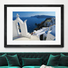 Oia Santorini v by Haris Kavalla on GIANT ART - blue photo manipulation