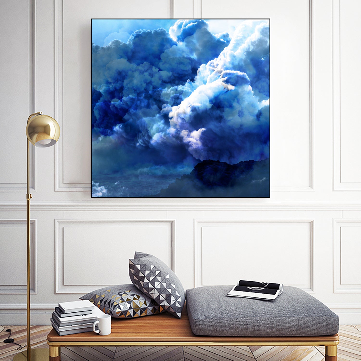 Clouds by Ash Nieman on GIANT ART - blue photo manipulation