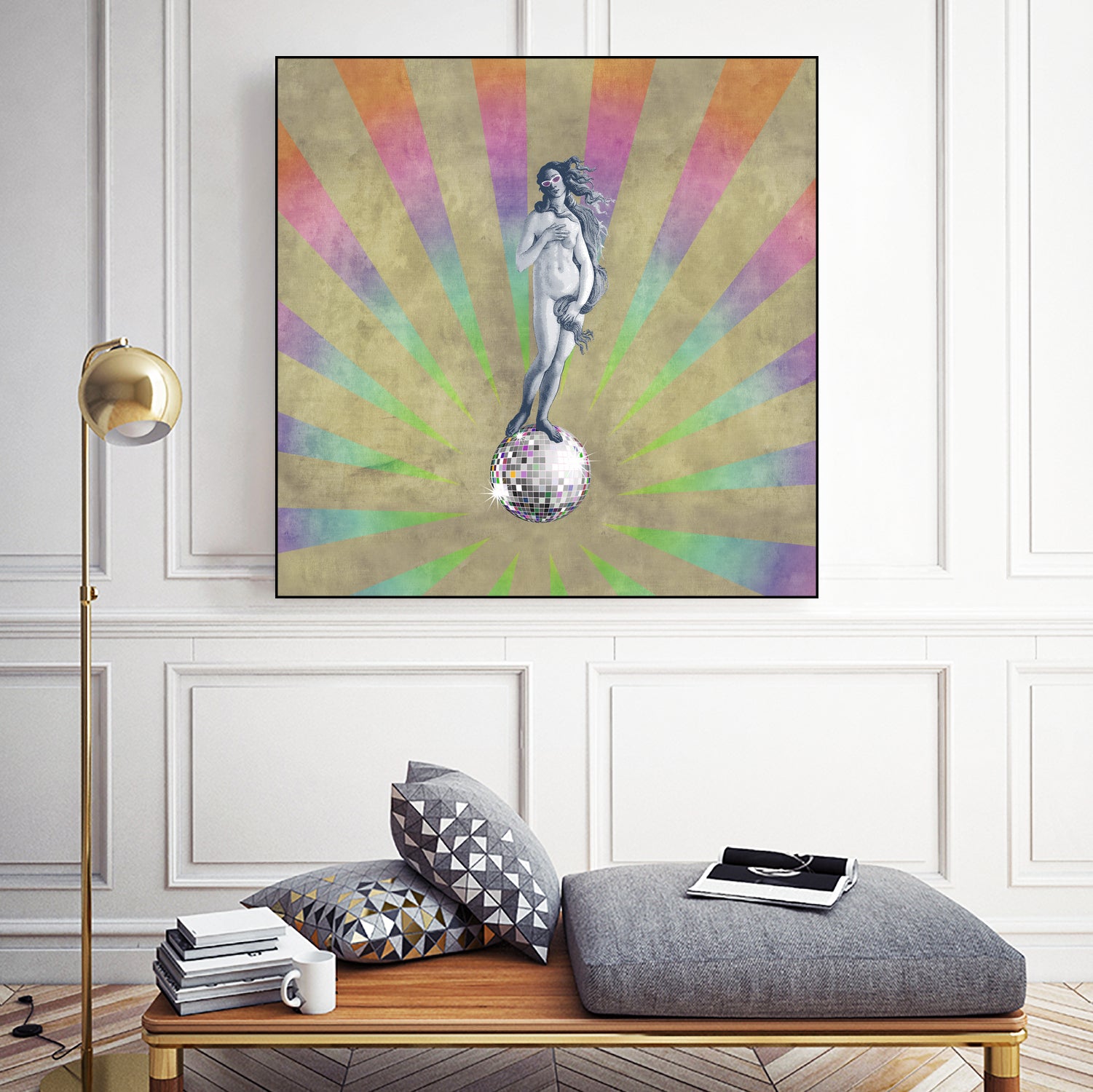 Disco Venus by Angelo Cerantola on GIANT ART - white photo illustration