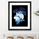 The last apple tree by Robert Farkas on GIANT ART - blue digital painting