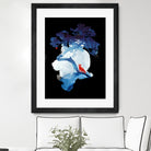 The last apple tree by Robert Farkas on GIANT ART - blue digital painting