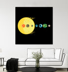 Trappist System by Alessandra Gagliano on GIANT ART - blue vector illustration