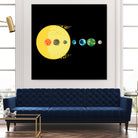 Trappist System by Alessandra Gagliano on GIANT ART - blue vector illustration