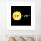 Trappist System by Alessandra Gagliano on GIANT ART - blue vector illustration