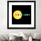 Trappist System by Alessandra Gagliano on GIANT ART - blue vector illustration