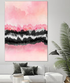 Pink Mountains by Elisabeth Fredriksson on GIANT ART - pink digital painting