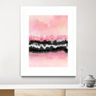 Pink Mountains by Elisabeth Fredriksson on GIANT ART - pink digital painting