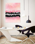 Pink Mountains by Elisabeth Fredriksson on GIANT ART - pink digital painting
